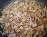 豚バラ蒟蒻と角切りごぼうの甘辛生姜煮❤作り方5写真