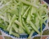 ブロッコリーの茎のきんぴら作り方2写真
