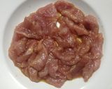 長芋くるみ豚肉炒め（山药胡桃炒猪肉）作り方3写真