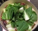 ＊チンゲン菜と竹輪のふわとろ卵スープ＊作り方4写真