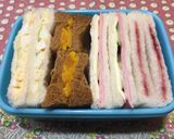 お弁当に♡カボチャサラダのサンドイッチ作り方5写真