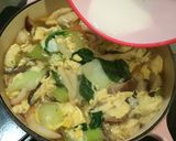 ＊チンゲン菜と竹輪のふわとろ卵スープ＊作り方6写真