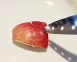 りんごの飾り切り♡薔薇作り方3写真