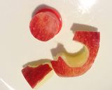 りんごの飾り切り♡薔薇作り方4写真