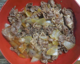 牛丼の作り方（すき焼き用の肉）【人生初】作り方13写真