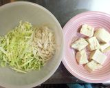 糖質制限　満足★豆腐のお好み焼き作り方2写真