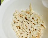 雑穀豆入❤️ささ身レタス中華スープ作り方1写真