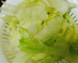 雑穀豆入❤️ささ身レタス中華スープ作り方2写真
