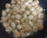 鶏団子とキャベツの白ダシ煮♪作り方3写真