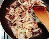 絶品♪♪豚肉と蒸し大豆のゆずぽん炒め作り方2写真