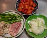 塩トマトでスパゲッティナポリタン作り方2写真