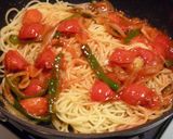塩トマトでスパゲッティナポリタン作り方7写真