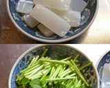 イカとセリの甘辛味噌炒めごま風味作り方2写真
