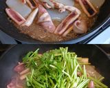 イカとセリの甘辛味噌炒めごま風味作り方4写真