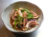 イカとセリの甘辛味噌炒めごま風味作り方6写真