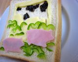 のほほ～んなトースト作り方3写真