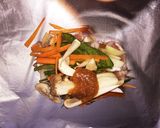 鶏肉のみそホイル焼き作り方3写真