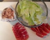 朝食やランチに！サラダパンケーキ作り方1写真