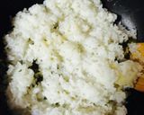 家族が絶品する高菜炒飯(鮭ワカメ入り)作り方4写真
