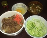 簡単で適当な牛丼作り方6写真