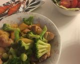 チキンとブロッコリーのガリバタ炒め♬作り方10写真