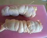 鶏肉巻き巻き正月のおせちに1品作り方3写真