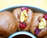 ★Xmas☆リース風チョコちぎりパン★作り方15写真