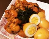 時短！手羽元と卵の甘辛煮❤作り方6写真