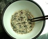 お豆とひじきのあっさり和風ミニチヂミ作り方1写真