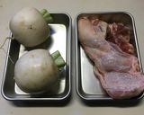 心にほっこり鶏肉と蕪の炊いたん作り方1写真