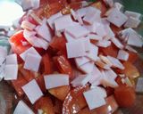 トマトと豆腐のヘルシーサラダ作り方1写真
