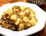 きのことおかかの和風麻婆豆腐♪作り方7写真