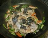 さわらと野菜たっぷりの炒め物作り方8写真