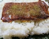 大人のおにぎらず、うなぎ。作り方1写真