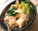 ちゃんこ風包まないはんぺん入り焼売鍋作り方10写真