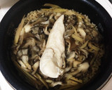 生姜香る ささみとキノコの炊き込みご飯作り方4写真