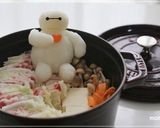 ベイマックス大根おろしアート鍋＊デコ鍋作り方4写真