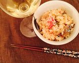 【晩酌仕立】さんまとトマトの炊き込み御飯作り方6写真