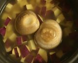 発芽米でサツマイモとひよこ豆の炊きおこわ作り方3写真