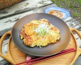 白菜消費！白菜と長芋のとろっとチヂミ作り方5写真