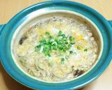 鶏肉の治部煮風鍋作り方8写真