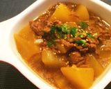 ＊熱々トロトロ♡大根と挽肉の甘辛煮＊作り方5写真