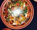 雑穀豆入❤️ささ身レタス中華スープ作り方6写真