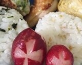 お弁当にラディッシュ ニンニンジャー作り方8写真