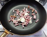 ほんのり甘く北伊風カルボナーラ　節約版作り方1写真