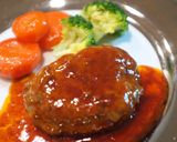 スキレットで！熱々ジューシィハンバーグ♪作り方12写真