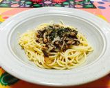 オイルサーディンのガーリックパスタ作り方8写真