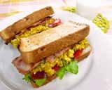 カレーたまごサンドイッチ作り方8写真