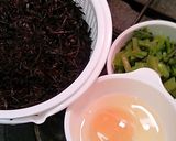 ひじきと野沢菜炒め作り方1写真
