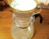 コーヒーサーバーで水切りヨーグルト作り方1写真
